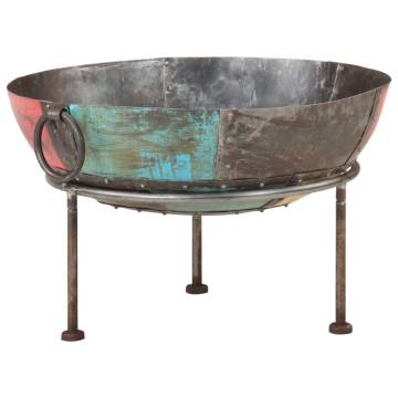 Colourful Rustic Fire Pit Ø 60 cm - Enhance Your Outdoor Space