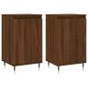 Stylish Brown Oak Sideboards - 2 Pcs | Hipomarket