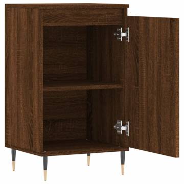 Stylish Brown Oak Sideboards - 2 Pcs | Hipomarket