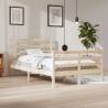 Bed Frame Solid Wood Pine 120x200 cm Colour natural Size 120 x 200 cm 