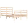 Solid Wood Pine Bed Frame 120x200 cm - Durable & Stylish