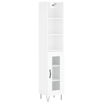 Stylish Highboard High Gloss White - Elegant Storage Solution