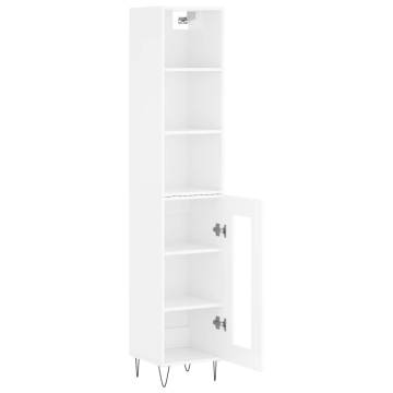 Stylish Highboard High Gloss White - Elegant Storage Solution