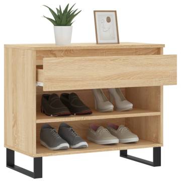 Shoe Cabinet Sonoma Oak 70x36x60 cm - Stylish Storage Solution