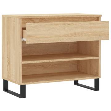 Shoe Cabinet Sonoma Oak 70x36x60 cm - Stylish Storage Solution