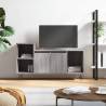 TV Cabinet Grey Sonoma 100x35x55 cm Engineered Wood Colour grey sonoma Quantity in Package 1 