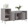 Stylish Grey Sonoma TV Cabinet - 100x35x55 cm | HipoMarket