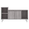 Stylish Grey Sonoma TV Cabinet - 100x35x55 cm | HipoMarket