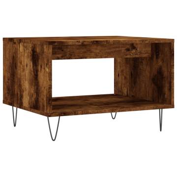 Elegant Smoked Oak Coffee Table - 60x50x40 cm - Hipomarket