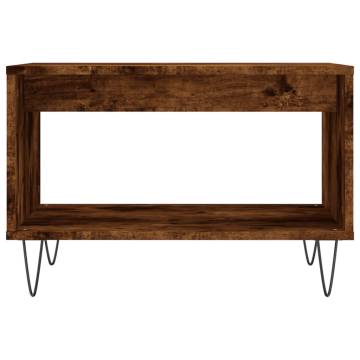 Elegant Smoked Oak Coffee Table - 60x50x40 cm - Hipomarket