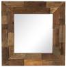 Mirror Solid Reclaimed Wood 50x50 cm Size 50 x 50 cm Quantity in Package 1 