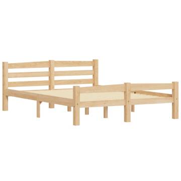 Solid Pinewood Bed Frame 120x200 cm - Stylish & Durable