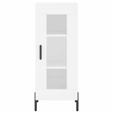 Elegant Highboard White 34.5x34x180 cm - Stylish Storage Solution