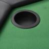 8-Player Folding Poker Table - Octagonal Green Design