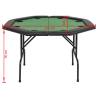 8-Player Folding Poker Table - Octagonal Green Design