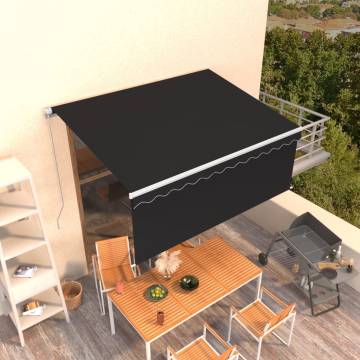 Manual Retractable Awning 3x2.5m Anthracite - Hipomarket