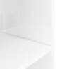 High Gloss White Aquarium Stand 120x40x60 cm | HipoMarket