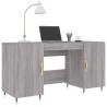 Desk Grey Sonoma 140x50 cm - Elegant Engineered Wood Design