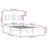 White Solid Wood Bed Frame 120x200 cm | Hipomarket