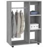 Wardrobe Grey Sonoma 80x40x110 cm - Quality Engineered Wood