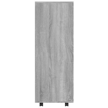 Wardrobe Grey Sonoma 80x40x110 cm - Quality Engineered Wood