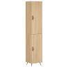 Stylish Highboard Sonoma Oak - 34.5x34x180 cm | HipoMarket