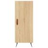 Stylish Highboard Sonoma Oak - 34.5x34x180 cm | HipoMarket