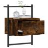 Wall-Mounted Bedside Cabinets - Smoked Oak | Hipo Market