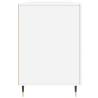 Elegant White Desk 140x50 cm - Durable Engineered Wood