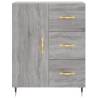 Highboard Grey Sonoma - Stylish Engineered Wood Storage Unit