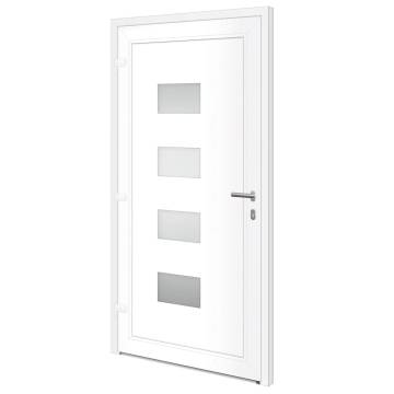 Front Door Anthracite 100x200 cm Aluminium and PVC | HipoMarket