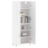 Elegant Highboard White 69.5x34x180 cm - Durable Storage