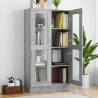 Vitrine Cabinet Grey Sonoma - Stylish Storage Solution