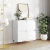 Sideboard High Gloss White 60x35x70 cm Engineered Wood Colour high gloss white Quantity in Package 1 