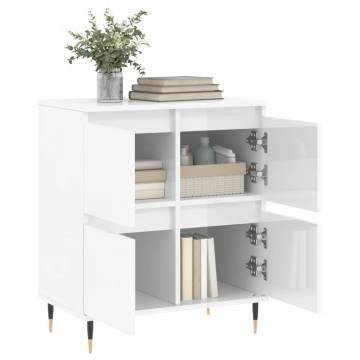 High Gloss White Sideboard - Stylish Storage Solution