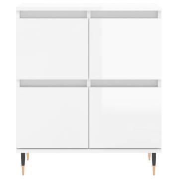 High Gloss White Sideboard - Stylish Storage Solution