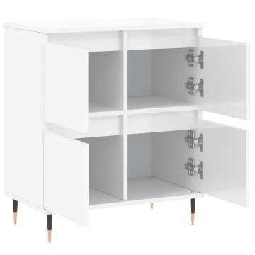 High Gloss White Sideboard - Stylish Storage Solution