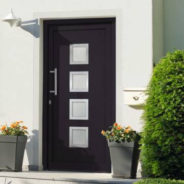 Front Door Anthracite 108x208 cm - Stylish & Secure Entry