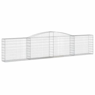 Arched Gabion Baskets - 10pcs Galvanised Iron | HiPo Market