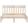 Solid Wood Bed Frame 135x190 cm Double - Stylish & Sturdy