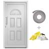 Elegant Front Door - White 88x200 cm | HipoMarket