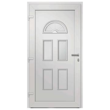 Elegant Front Door - White 88x200 cm | HipoMarket