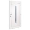 Front Door Anthracite 98x200 cm PVC - Secure & Stylish Entrance