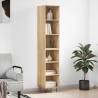 Stylish Highboard Sonoma Oak - 34.5x32.5x180 cm