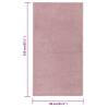 Elegant Pink Short Pile Rug 80x150 cm - Hipomarket