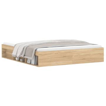 Sonoma Oak Super King Size Bed Frame – Stylish & Practical