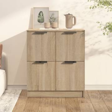 Sideboard Sonoma Oak | Modern Engineered Wood Storage