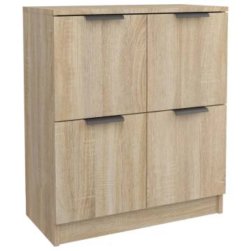 Sideboard Sonoma Oak | Modern Engineered Wood Storage