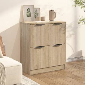 Sideboard Sonoma Oak | Modern Engineered Wood Storage