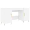 Elegant White Desk 140x50 cm | Durable & Stylish Design